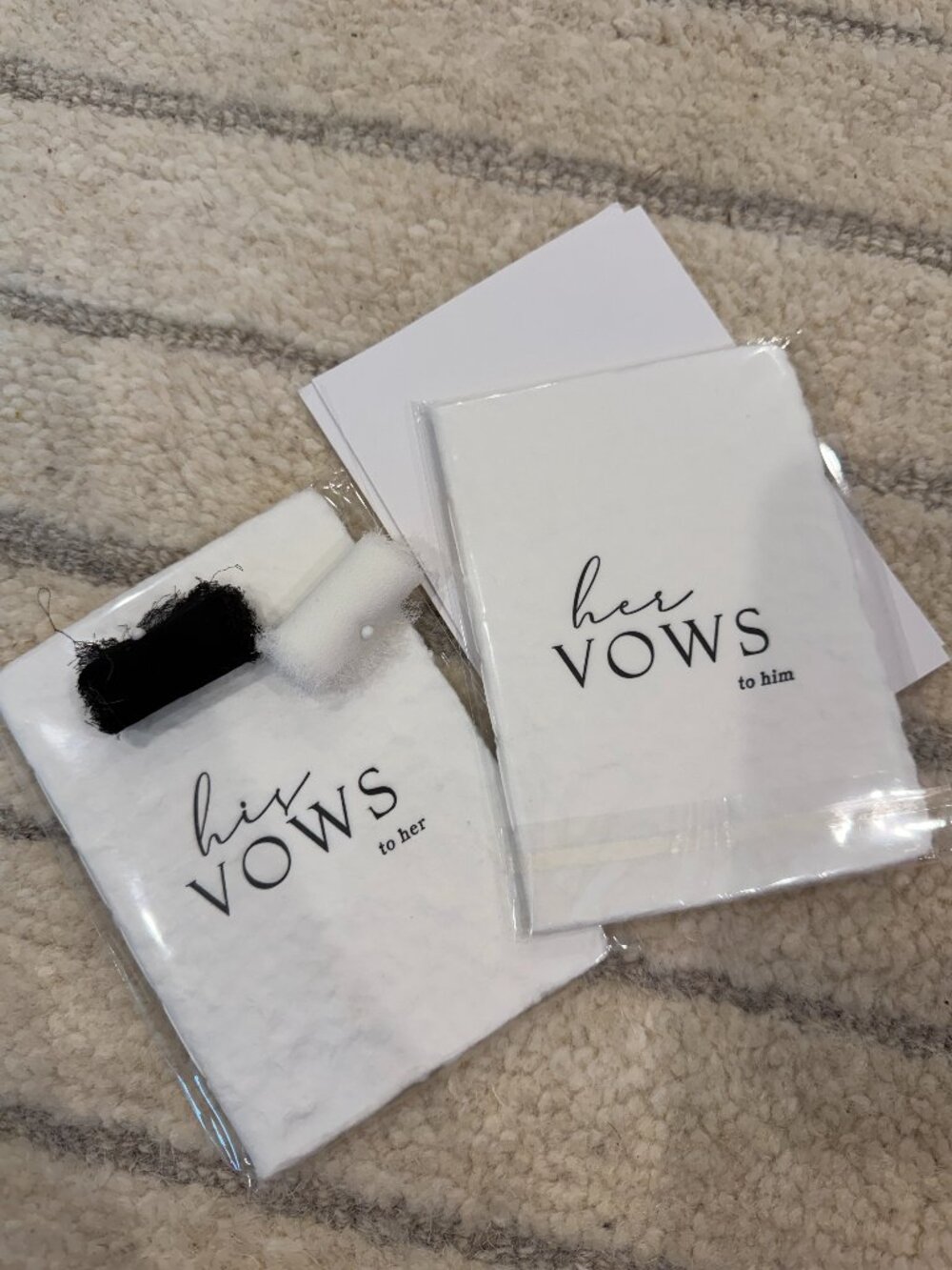 His & Her Vows Book